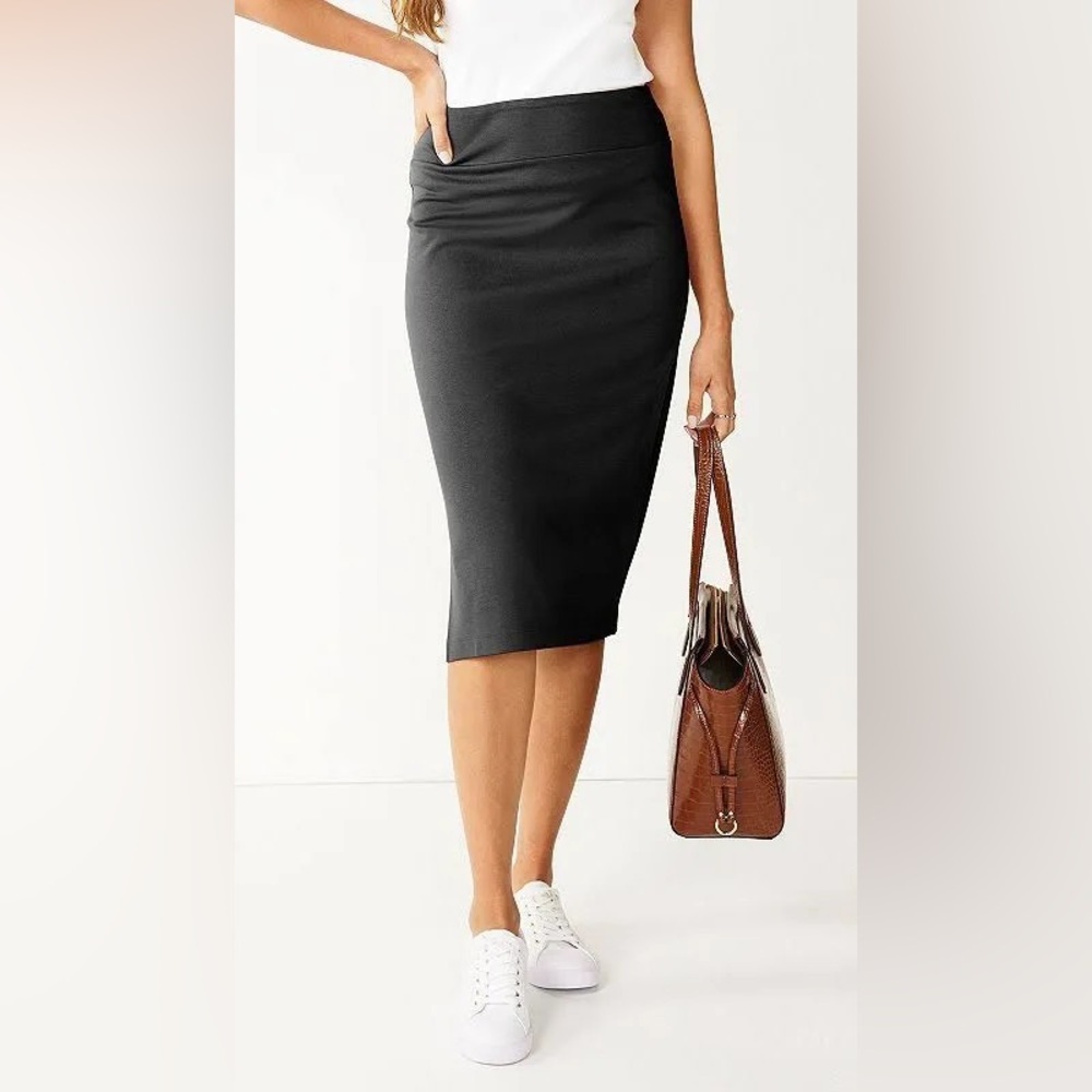 Women's Nine West Pull-On Ponte Pencil Skirt